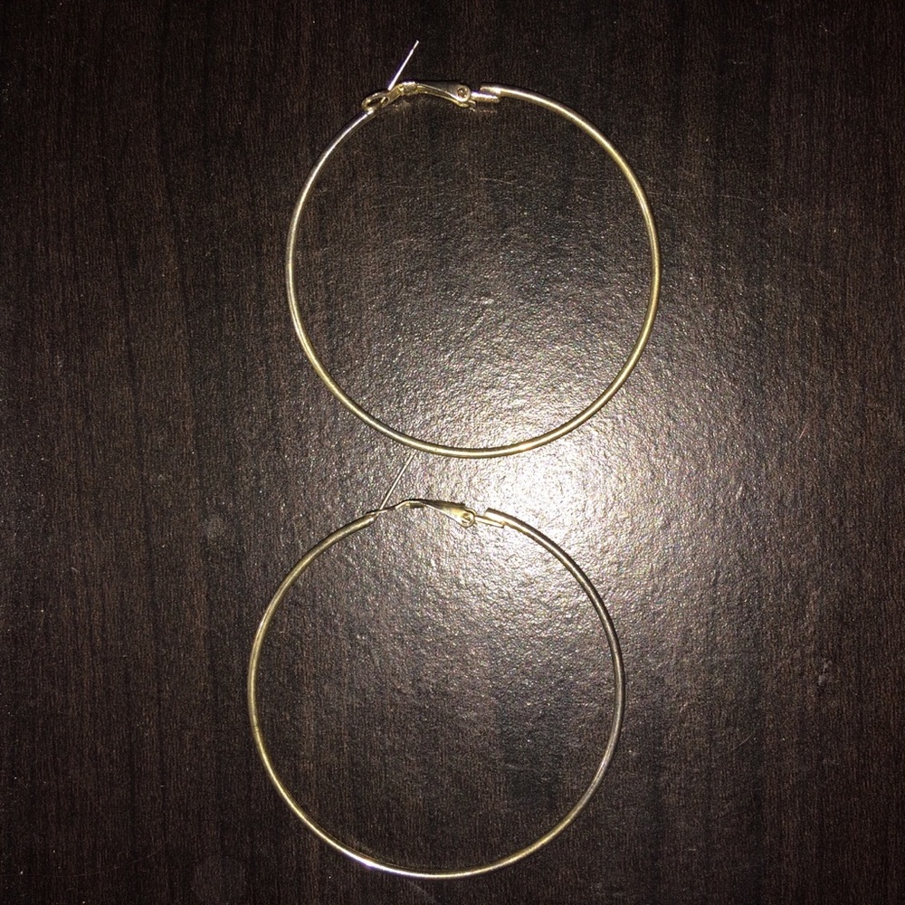 Silver Hoop Earrings